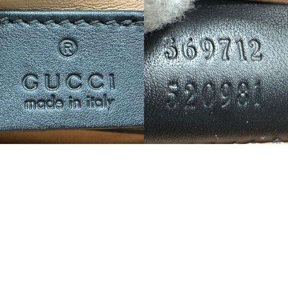 Gucci Zumi Python Shoulder Bag Black - Picture 5 of 5